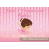 Striscione Danza 01 - carta cm 140x100 personalizzato