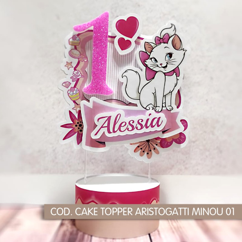 Cake Topper Coniglietto Bing Personalizzabile in plexiglass