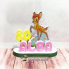 Sagoma Bambi 02 con nome e numero
