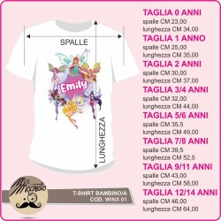 T-shirt Winx - 01 - personalizzata