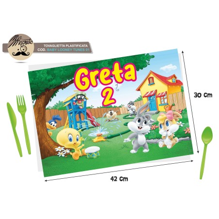 Tovaglietta Baby Looney Tunes - 01 - personalizzata