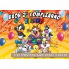 Striscione Baby Looney Tunes - 02 - carta cm 140x100 personalizzato