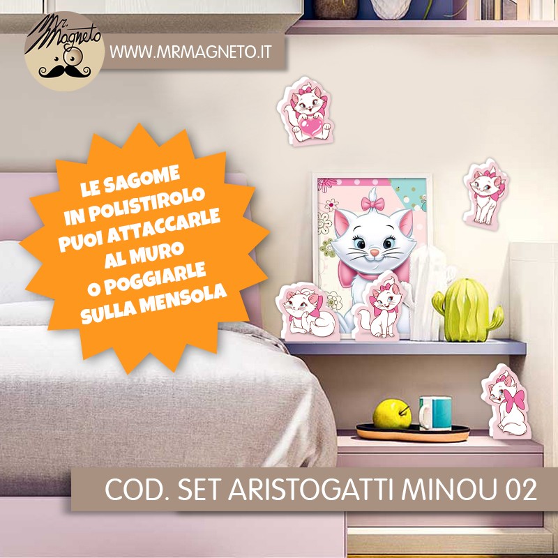 Set Sagome Aristogatti Minou 02