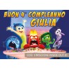 Striscione Inside out - 01 - carta cm 140x100 personalizzato