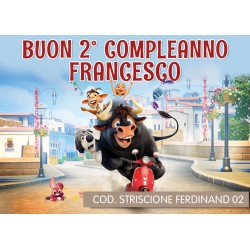 Striscione Ferdinand - 02 - carta cm 140x100 personalizzato
