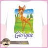 T-shirt Bambi - 01 - personalizzata