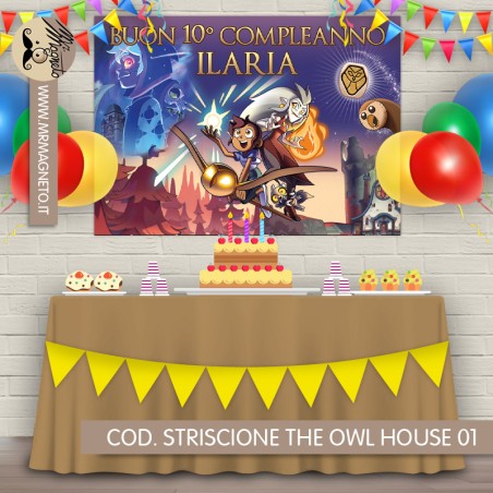 Striscione The owl house - 01 - carta cm 140x100 personalizzato