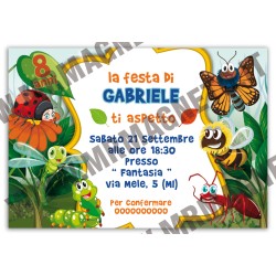 Inviti festa Insetti - 01