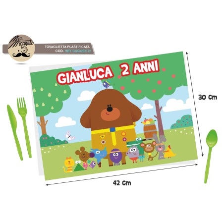 Tovaglietta HEY DUGGEE - 01- personalizzata