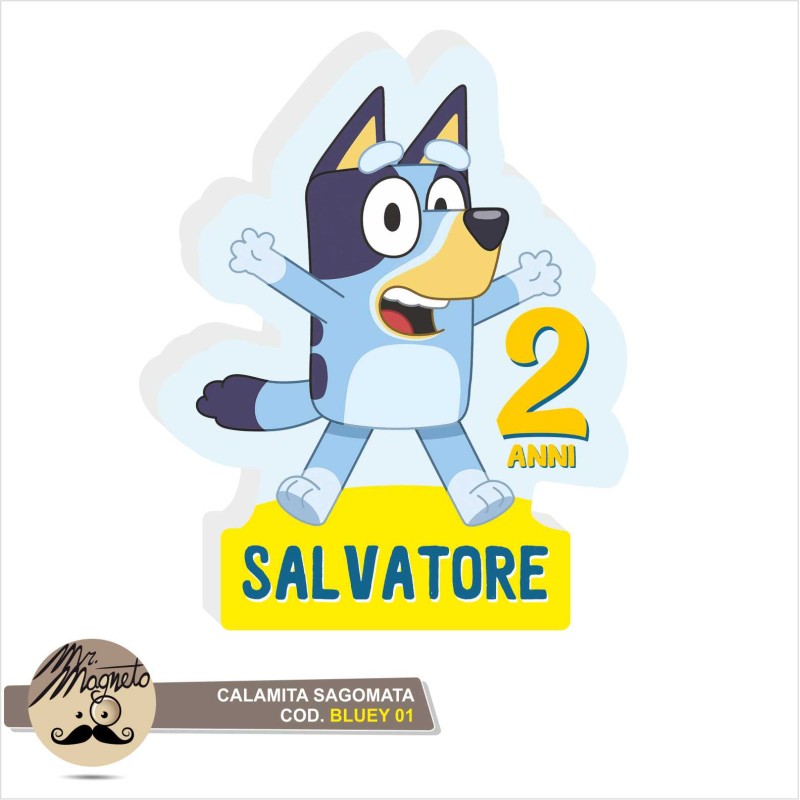 Calamita sagomata Bluey - 01