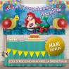 Striscione Maxi Ariel Sirenetta - 06 - carta cm 200x100 personalizzato