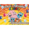 Striscione Lo straordinario mondo di Gumball - 01