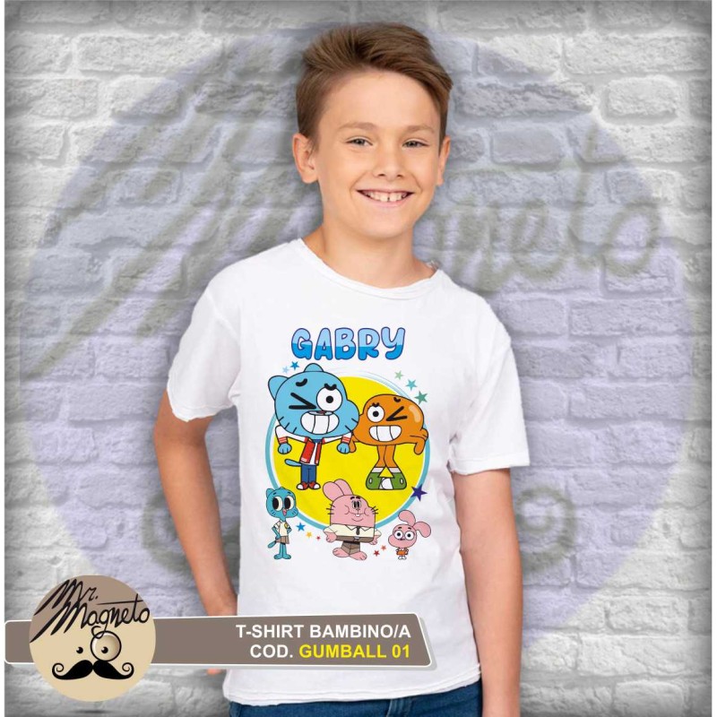 T-shirt GUMBALL - 01 - personalizzata