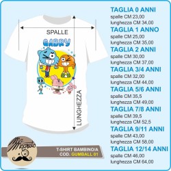 T-shirt GUMBALL - 01 - personalizzata