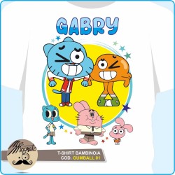 T-shirt GUMBALL - 01 - personalizzata