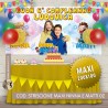 Striscione Maxi Ninna e Matti - 01 - carta cm 200x100 personalizzato