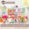 Micro Set Sagome per torta -  Curioso come George 01