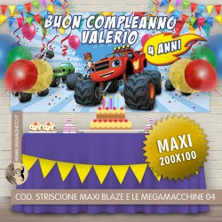 Striscione Maxi Blaze - 03 - carta cm 200x100 personalizzato