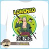 T-shirt One Piece Zoro - 02 - personalizzata