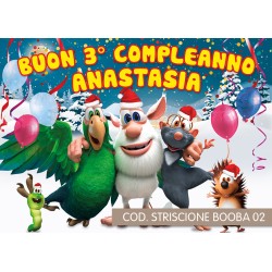 Striscione Booba 02 - carta cm 140x100 personalizzato