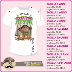 T-shirt Oceania Vaiana - 01 - personalizzata