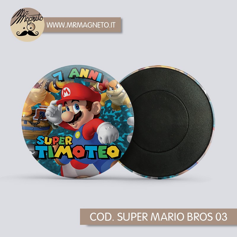 Striscione Super Mario - 08 - carta cm 140x100 personalizzato