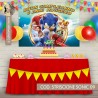 Striscione Sonic - 09 - carta cm 140x100 personalizzato