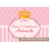 Striscione Corona - 02 - carta cm 140x100 personalizzato