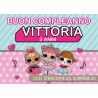 Striscione Lol surprise - 03 - carta cm 140x100 personalizzato