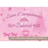 Striscione Principesse Disney - 04 - carta cm 140x100 personalizzato