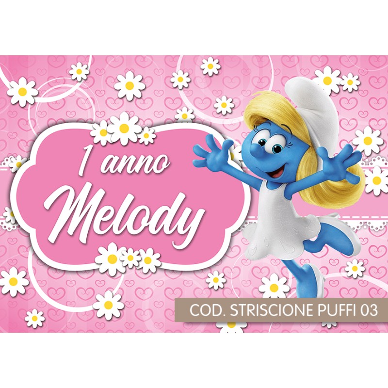 Striscione Me contro Te - 03 - carta cm 140x100 personalizzato