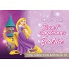 Striscione Rapunzel - 02 - carta cm 140x100 personalizzato