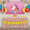 Striscione Unicorno - 03 - carta cm 140x100 personalizzato