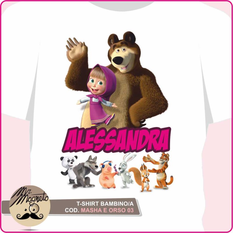 T shirt masha e on sale orso