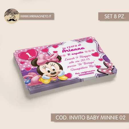 Inviti festa Baby Minnie - 02