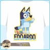 T-shirt Bluey - 01 - personalizzata