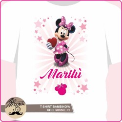 T-shirt Minnie - 01 - personalizzata