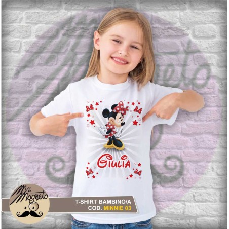 T-shirt Minnie - 03 - personalizzata