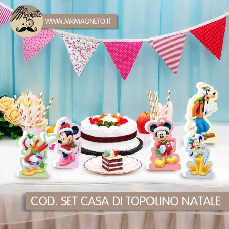 Set Sagome La Casa di Topolino Natale 01