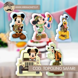 Set Sagome Topolino safari 01