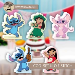 Sagoma Lilo e Stitch 01 con nome e numero