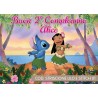 Striscione Lilo e Stitch - 01 - carta cm 140x100 personalizzato