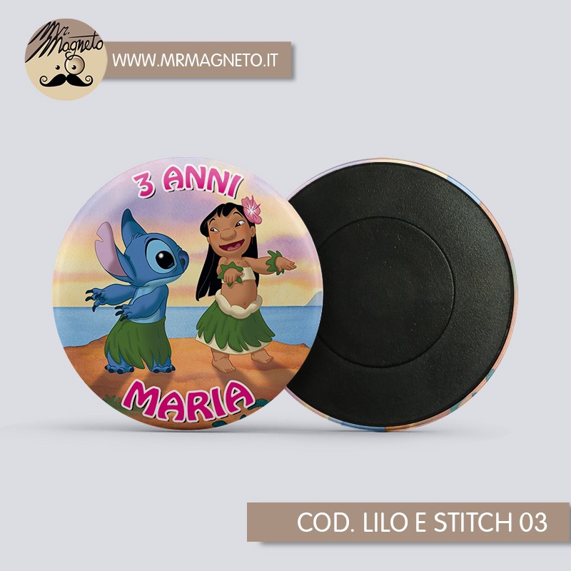 Striscione Lilo e Stitch - 03 - carta cm 140x100 personalizzato