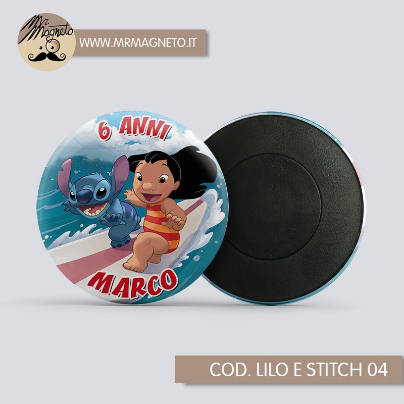 Striscione Lilo e Stitch - 04 - carta cm 140x100 personalizzato