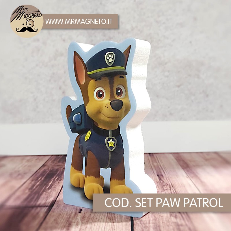 esta a tema paw patrol Marshal Banner personalizzato +Calamite sagoma